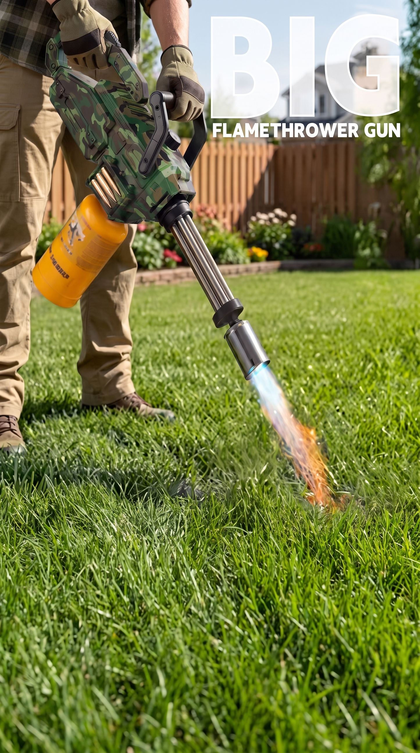 Gatling Gun Flame Thrower